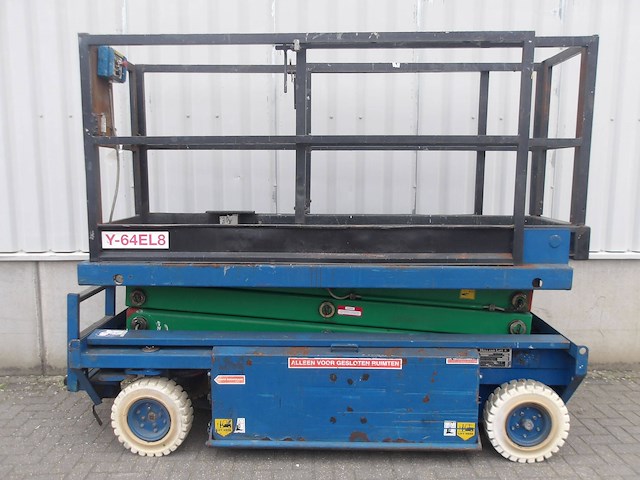 Schaarhoogwerker holland lift monostar y-64el8 8.40m elektrisch 2003 - afbeelding 1 van  1