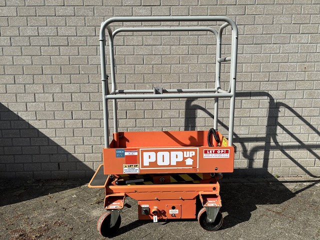 Schaarhoogwerker, nsg uk ltd, pop-up, oranje/grijs, 2007 - afbeelding 1 van  23