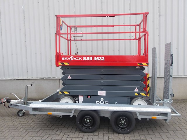 Schaarhoogwerker skyjack sj4632 11.75m elektrisch 2015 op nieuwe vlemmix - afbeelding 1 van  1
