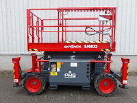 Schaarhoogwerker skyjack sj6832rt 11.75m diesel 2015 - afbeelding 1 van  1