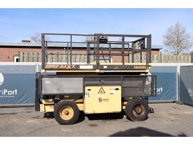 Schaarlift grove sm4688e elektrisch 14.2m 1996 - afbeelding 1 van  1