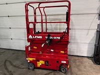 Schaarlift hoogwerker, lgmg, ss0507e , rood, 2022, elektrisch - afbeelding 5 van  8