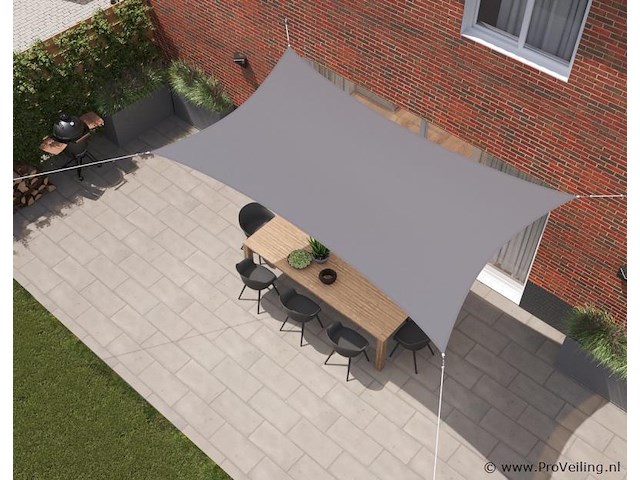 Schaduwdoek - kleur grijs - afbeelding 1 van  2