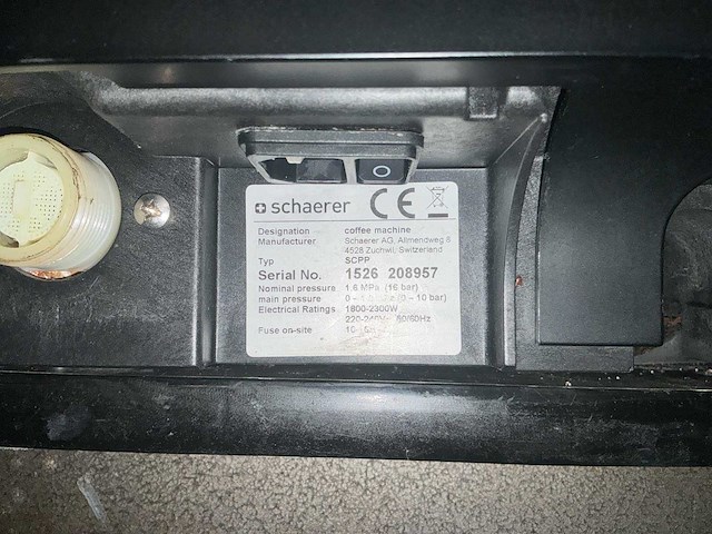 Schaerer ag koffiemachine - afbeelding 2 van  10