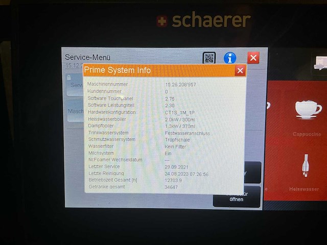 Schaerer ag koffiemachine - afbeelding 10 van  10