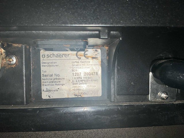 Schaerer koffiemachine - afbeelding 9 van  9
