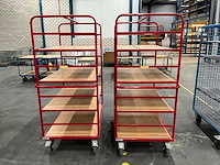 Schäfer shop 129144 etagewagen (2x) - afbeelding 1 van  2