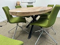 Schaffenburg ovale vergadertafel met stoelen - afbeelding 3 van  7