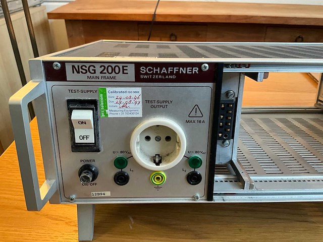 Schaffner nsg200e eft en surge meetset - afbeelding 4 van  10