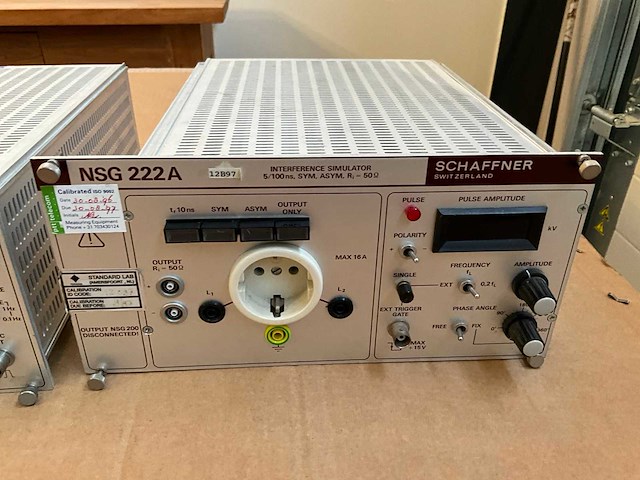 Schaffner nsg200e eft en surge meetset - afbeelding 7 van  10