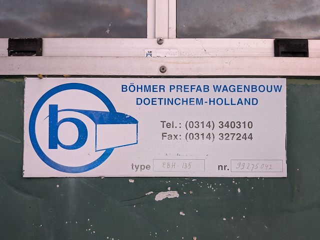 Schaftkeet boehmer prefab, ehb, 1999 - afbeelding 8 van  17
