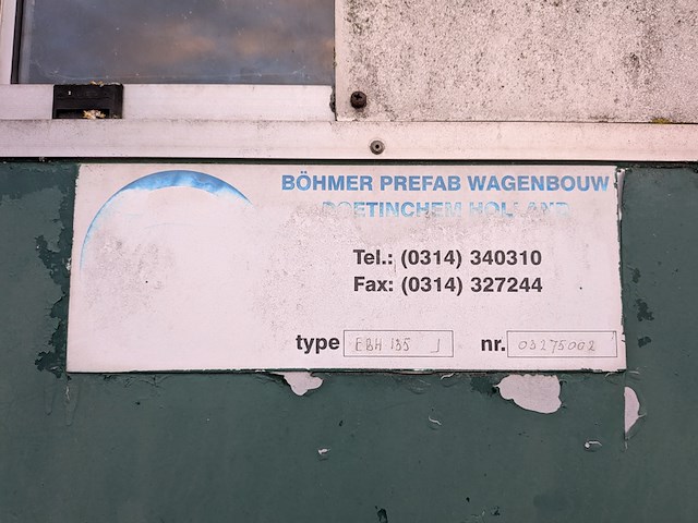 Schaftkeet boehmer prefab, ehb, 2003 - afbeelding 9 van  18