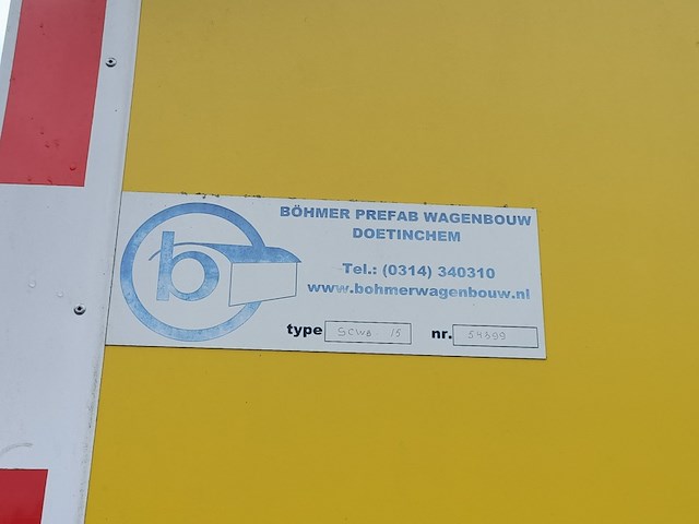 Schaftwagen langzaamverkeer, bohmer prefab wagenbouw, scwb 15 - afbeelding 25 van  25