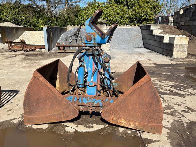 Schalengrijper 1m3 met schrappers - afbeelding 2 van  9