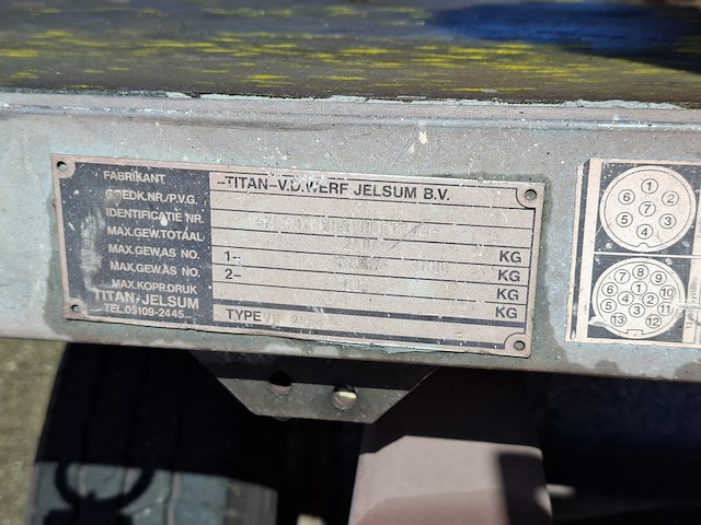 Schamelaanhanger titan jelsum, vw2000, bouwjaar 1999 - afbeelding 16 van  18
