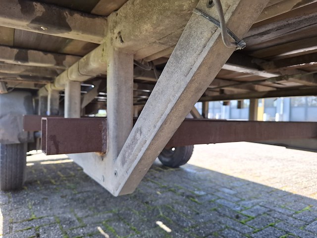 Schamelaanhanger v.z.v. containertransportframe, kar, vs 3500 s, 1991 - afbeelding 3 van  16