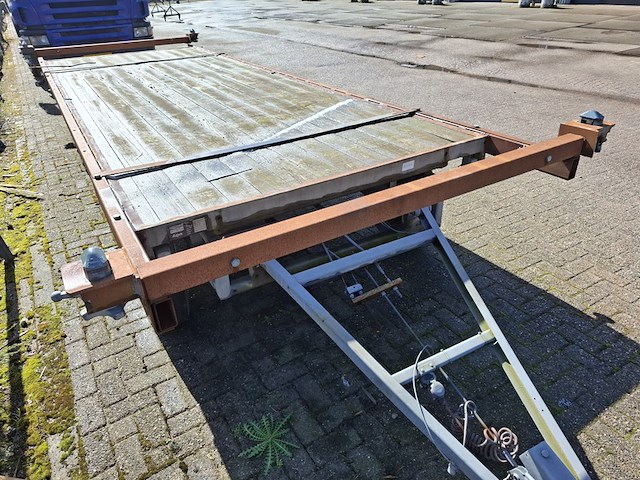 Schamelaanhanger v.z.v. containertransportframe, kar, vs 3500 s, 1991 - afbeelding 4 van  16