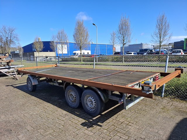 Schamelaanhanger v.z.v. containertransportframe, kar, vs 3500 s, 1991 - afbeelding 10 van  16