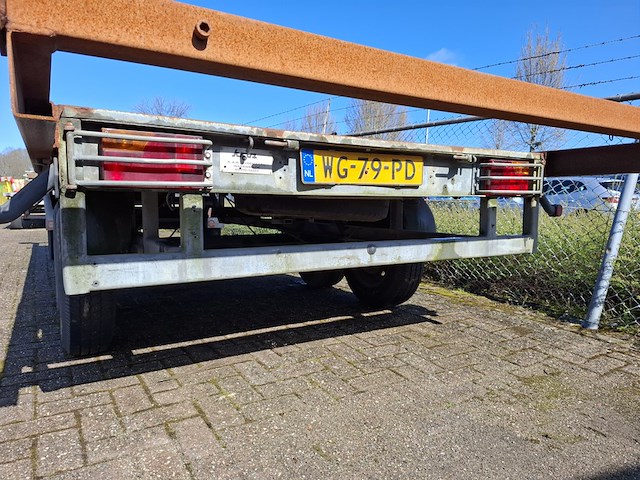 Schamelaanhanger v.z.v. containertransportframe, kar, vs 3500 s, 1991 - afbeelding 12 van  16