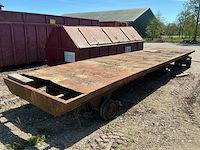 Schamelaanhangwagen/platte kar - afbeelding 4 van  5