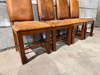 "schapenlederen" fauteuil (4x) - afbeelding 1 van  2