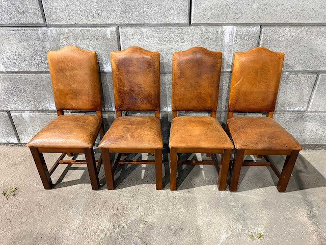 "schapenlederen" fauteuil (4x) - afbeelding 2 van  2