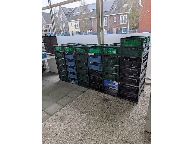 Schappenstelling met vouwkratten - afbeelding 1 van  6