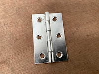 Scharnier met vaste pen, 70x51, 3 stuks (45x) - afbeelding 3 van  4