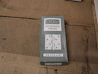 Scharnieren d'elite met afmeting 3.5 x 3.5 inch. 9 dozen a 60 sets. totaal 540 sets. - afbeelding 1 van  2