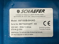 Scheafer vaf3000b-shuko axiaalventilator (2x) - afbeelding 4 van  5