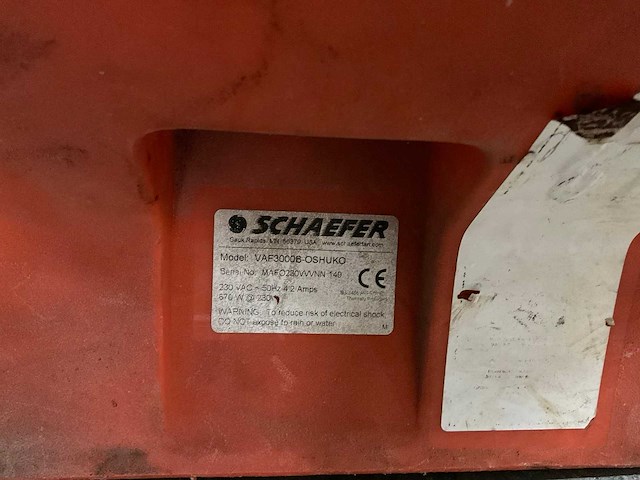 Scheafer vaf3000b ventilator - afbeelding 4 van  5