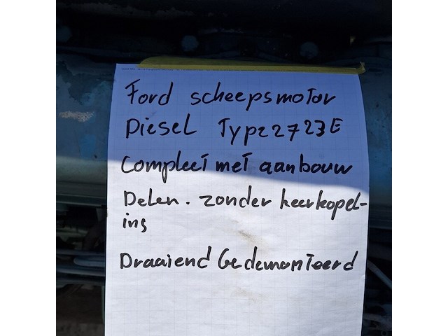Scheepsmotor ford, 2723e - afbeelding 21 van  29