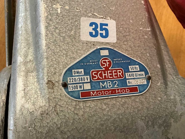 Scheer mb2 handschuurmachine - afbeelding 5 van  8