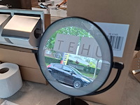 Scheerspiegel mat zwart - afbeelding 2 van  3