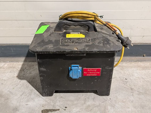 Scheidingstransformator 230v 2500va elspro, aachen 3980002, bouwjaar 2018 - afbeelding 2 van  4