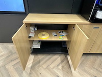 Scheidingswand met dressoir en monitor - afbeelding 3 van  6