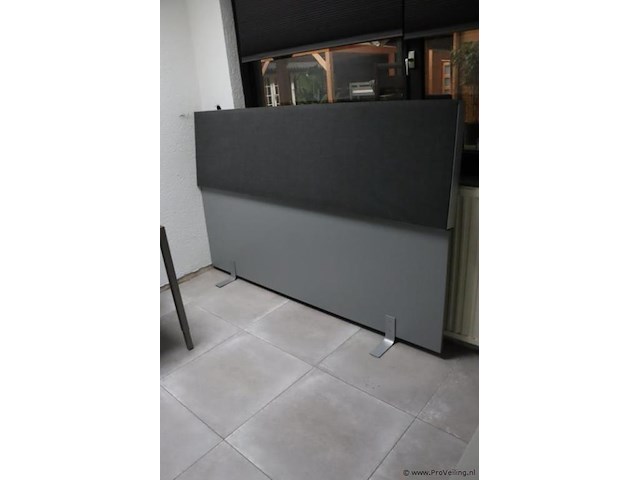 Scheidingswand t.b.v. kantoor - 200x9x125cm - afbeelding 1 van  4