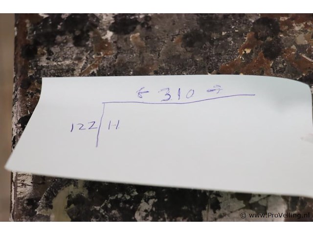 Scheidingswand t.b.v. kantoor - 310x122cm - afbeelding 4 van  4