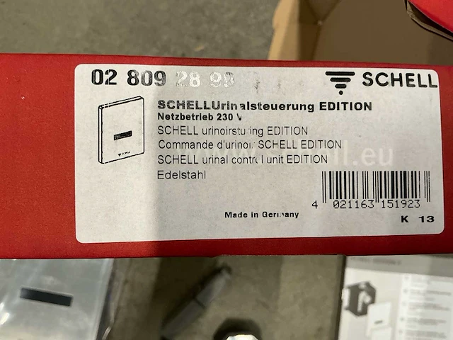 Schell 028092899 urinoirspoelbediening (41x) - afbeelding 2 van  10