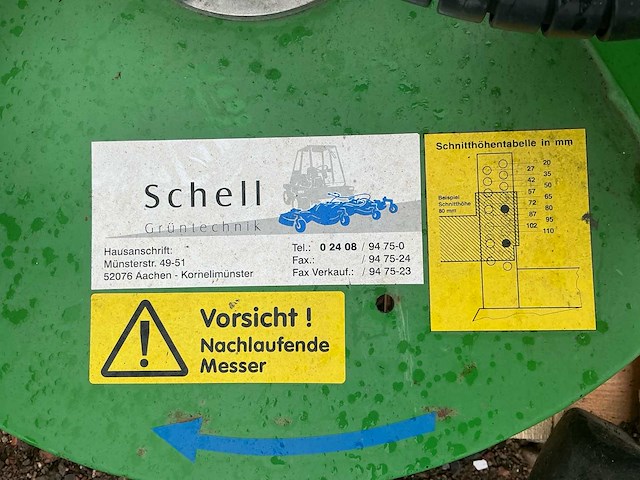 Schell fsm 1800h cirkelmaaier - afbeelding 6 van  6