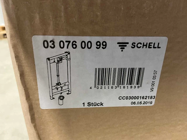 Schell montus compact ii wc-module voor wandhangend toilet (93x) - afbeelding 7 van  15