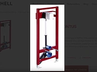 Schell montus compact ii wc-module voor wandhangend toilet (93x) - afbeelding 13 van  15