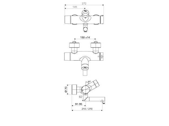 Schell vitus vw-e-t infrarood wastafelkraan - afbeelding 2 van  5