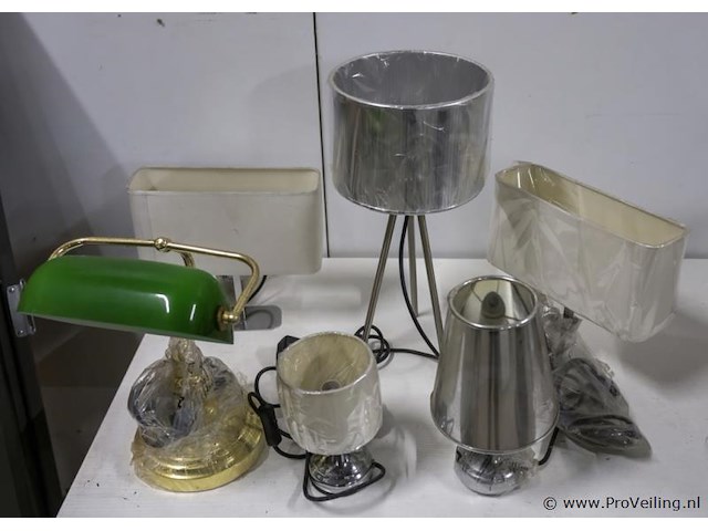 Schemerlampen, diverse - 6 stuks - afbeelding 2 van  2