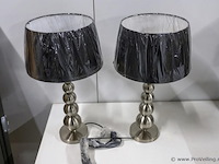Schemerlampen met bolpoot - 2 stuks - afbeelding 2 van  2