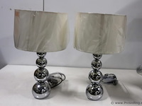 Schemerlampen met bolpoot - 2 stuks - afbeelding 1 van  2