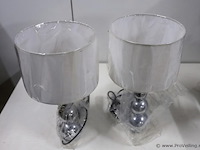 Schemerlampen met bolpoot - 2 stuks - afbeelding 2 van  2