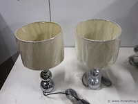 Schemerlampen met bolpoot - 2 stuks - afbeelding 2 van  2