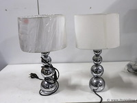 Schemerlampen met bolpoot - 2 stuks - afbeelding 1 van  2