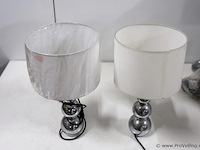Schemerlampen met bolpoot - 2 stuks - afbeelding 2 van  2